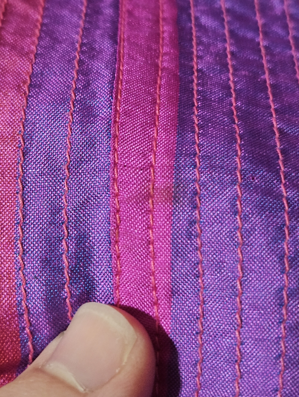 Fabulous Things Colorful Striped Hand Woven 100% Thai Silk Jacket Coat Size S - Picture 2 of 13